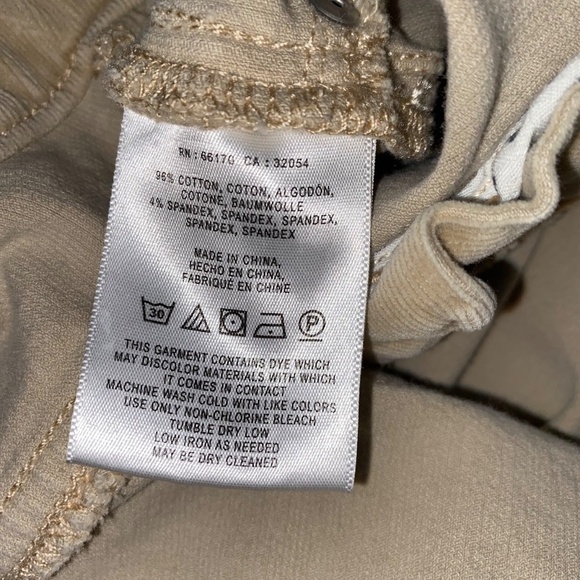 Pilcro and the Letterpress Tan Corduroy High-Rise Skinny Pants - Picture 7 of 7